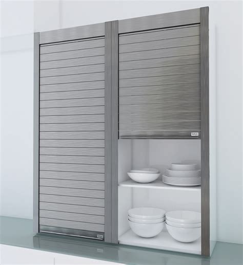 steel cabinet roller doors|kitchen cabinet roller shutter doors.